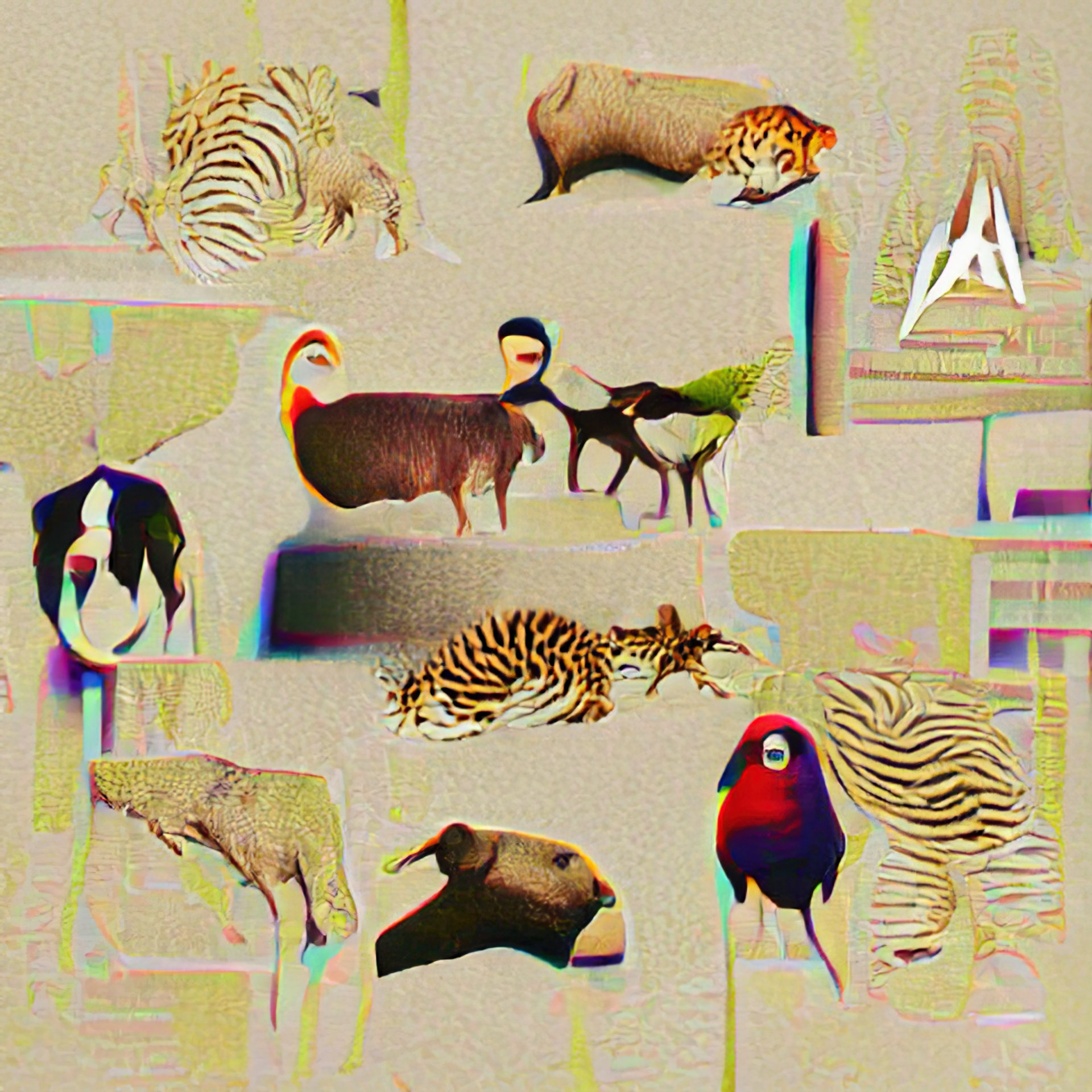 Generated Prints example image 'animals'